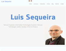 Tablet Screenshot of luissequeira.com
